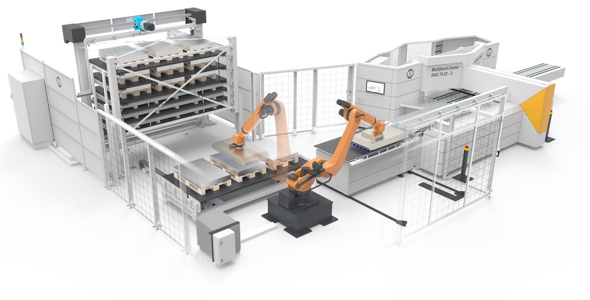 Platinenlager RAS Storage am Multibend-Center