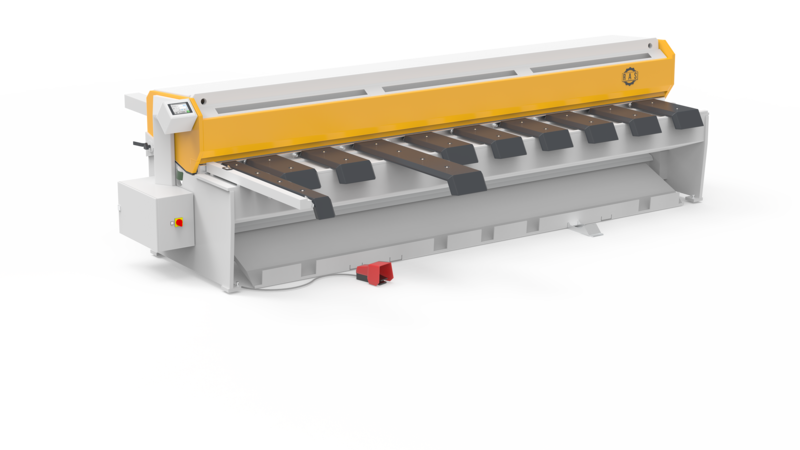 Die Blechschere von RAS jetzt auch in 4-Meter-Ausführung. Präzise Schnittergebnisse, materialschonendes Arbeiten und Pop-up Niederhalter für weniger Kratzer.