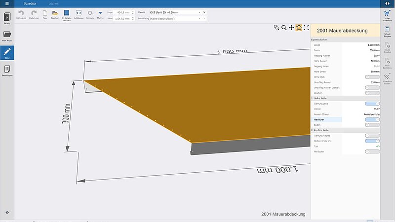 Mit der Bendex-Software bestellen Kunden Biegeteile direkt, nutzen Templates für individuelle Anpassungen und profitieren von beschleunigten Abläufen 