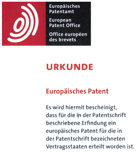 Europäisches Patent