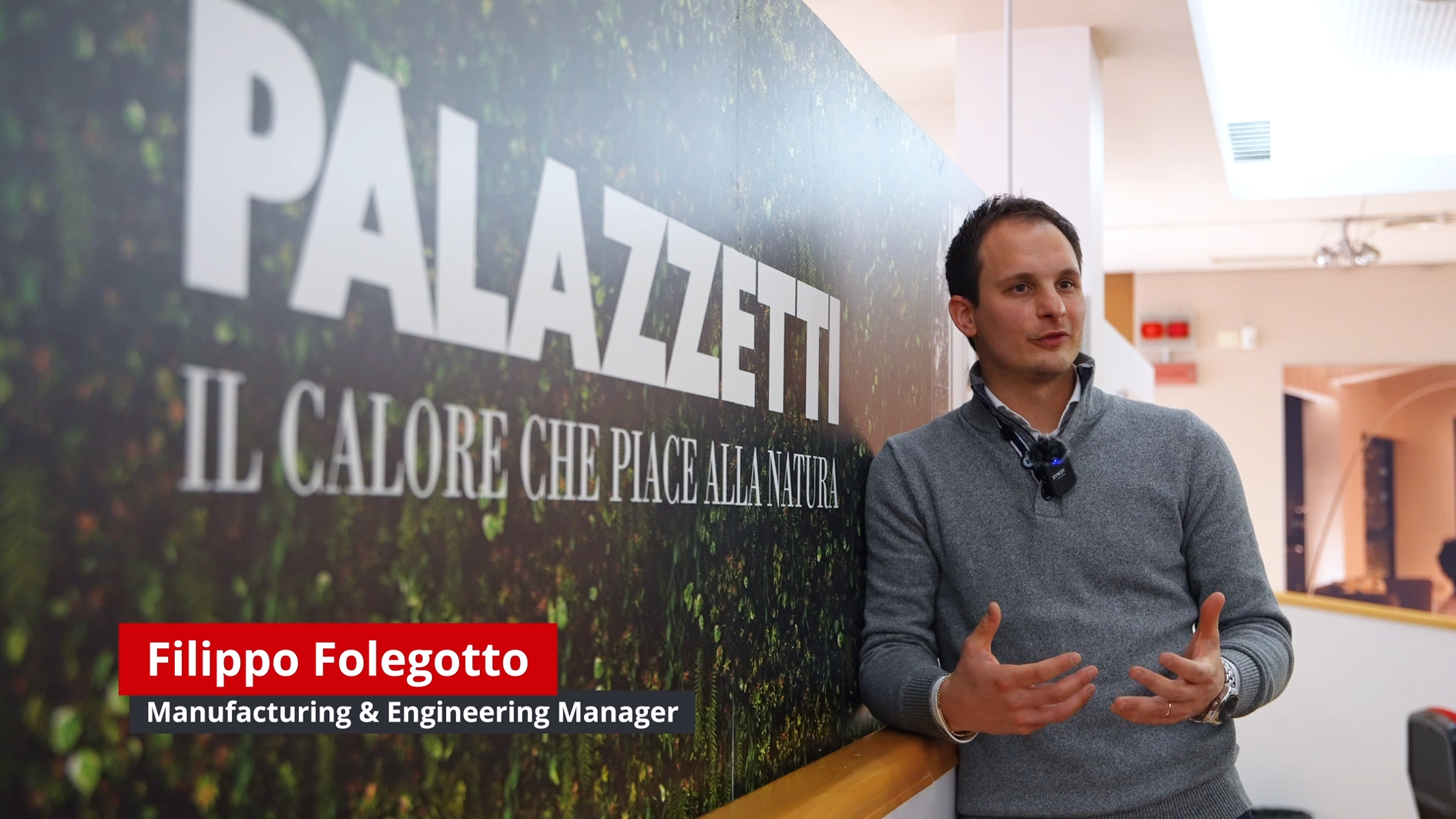 Production Manager Filippo Folegotto